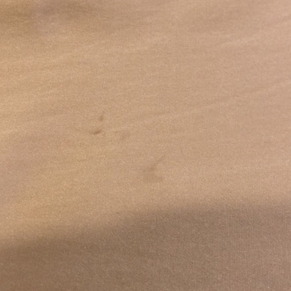 Style New York Silk Button Down Oversize Long Sleeves Top Size M Gold Cream - Picture 9 of 11